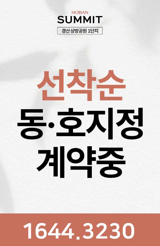 상방공원호반써밋 선착순동호지정